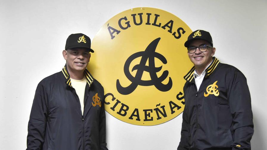 Águilas presentan a René Francisco como VP de operaciones y Gian Guzmán será gerente general