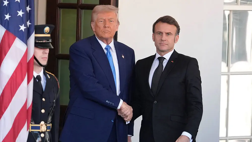 Trump y Macron discuten planes para fin de la guerra en Ucrania durante reunión en la Casa Blanca