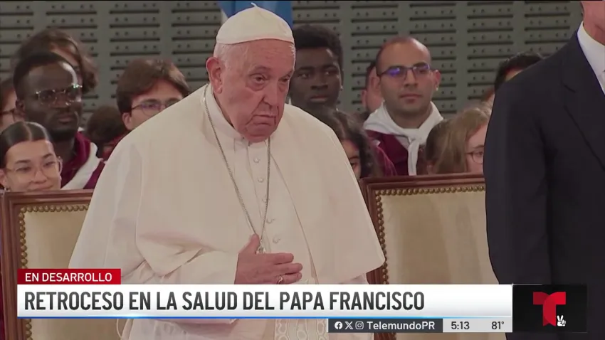 El papa está de buen ánimo y comiendo normalmente, Vaticano rechaza especulaciones a una renuncia de Francisco