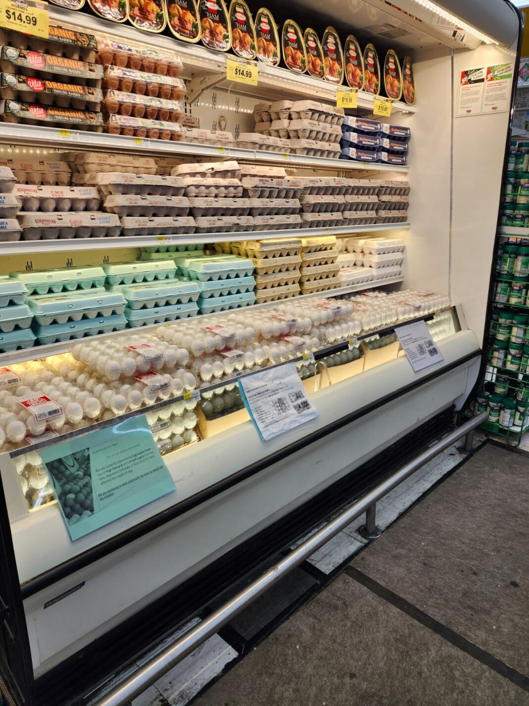 Porque el precio de una docena de huevos en EEUU cuesta tanto?