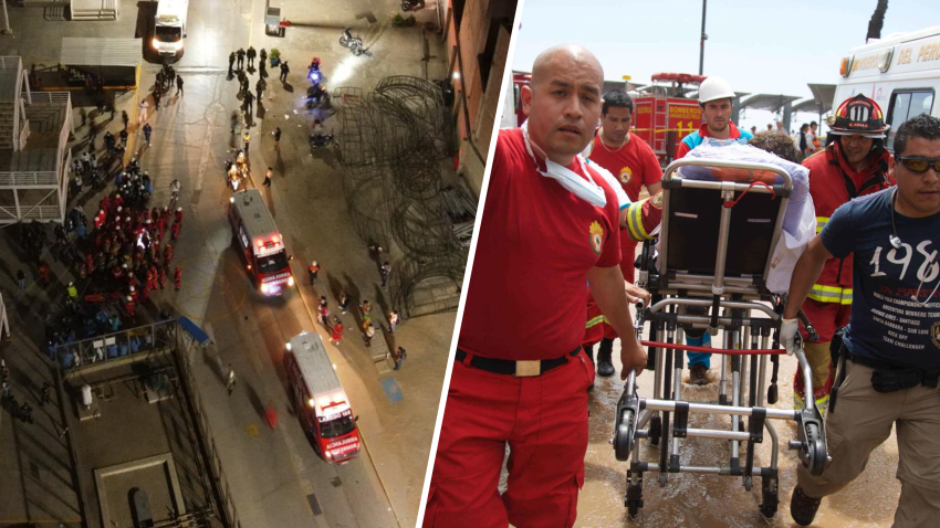 Cuatro personas mueren, tras colapso de techo de un centro comercial en Perú