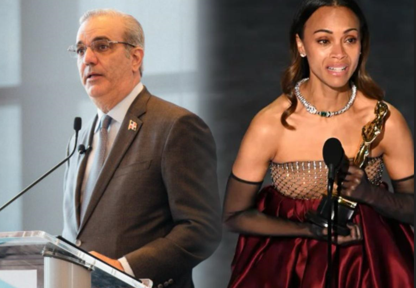 Presidente dominicano, Luis Abinader condecorará a Zoe Saldaña con la Orden al Mérito