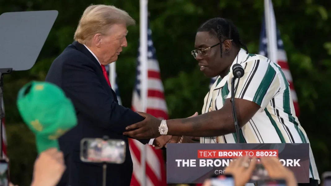 Rapero neoyorquino que acompañó a Trump en un mitin de campaña se declara culpable de intento de asesinato