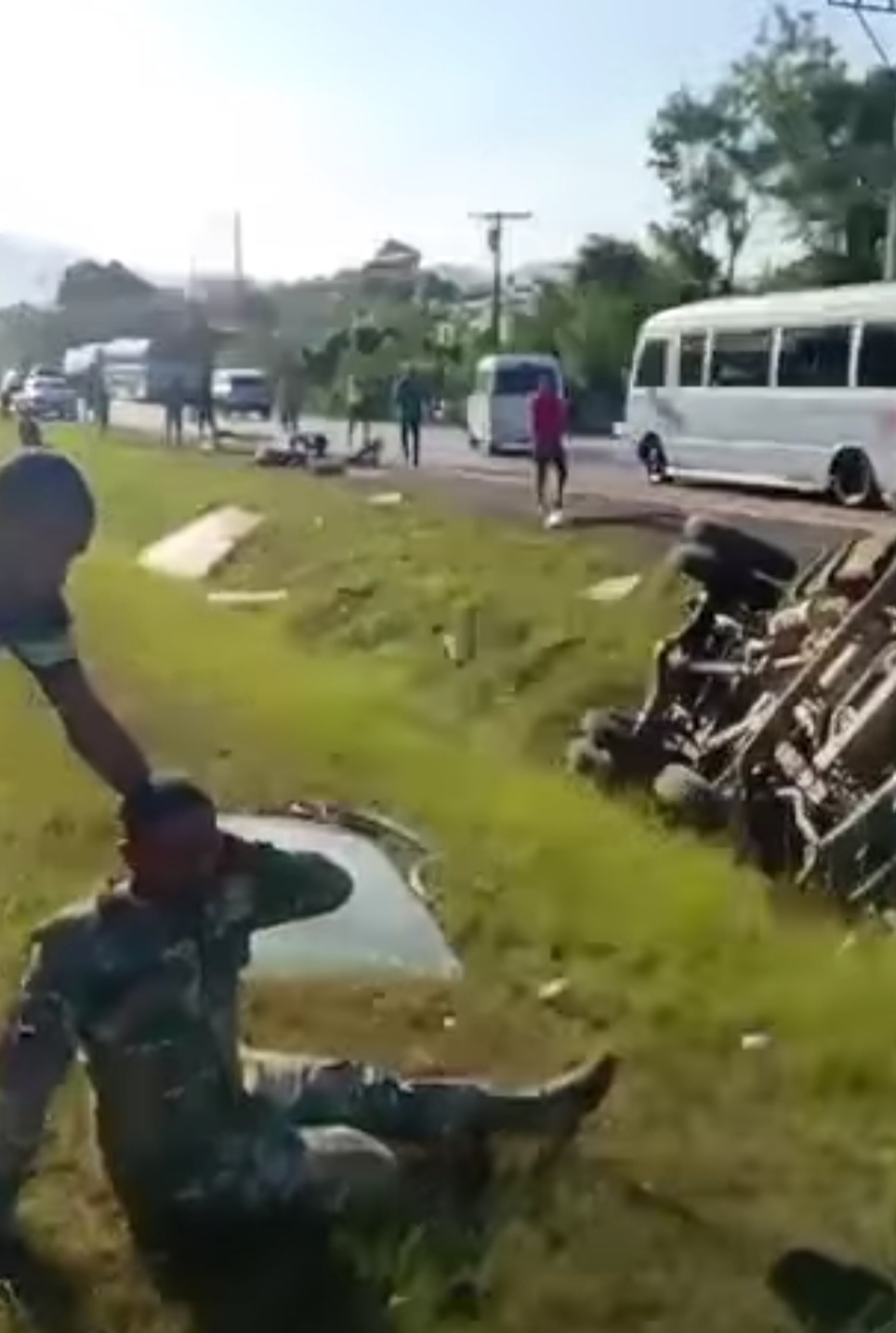 Varios militares del Ejército fallecidos y otros heridos en accidente de tránsito en RD