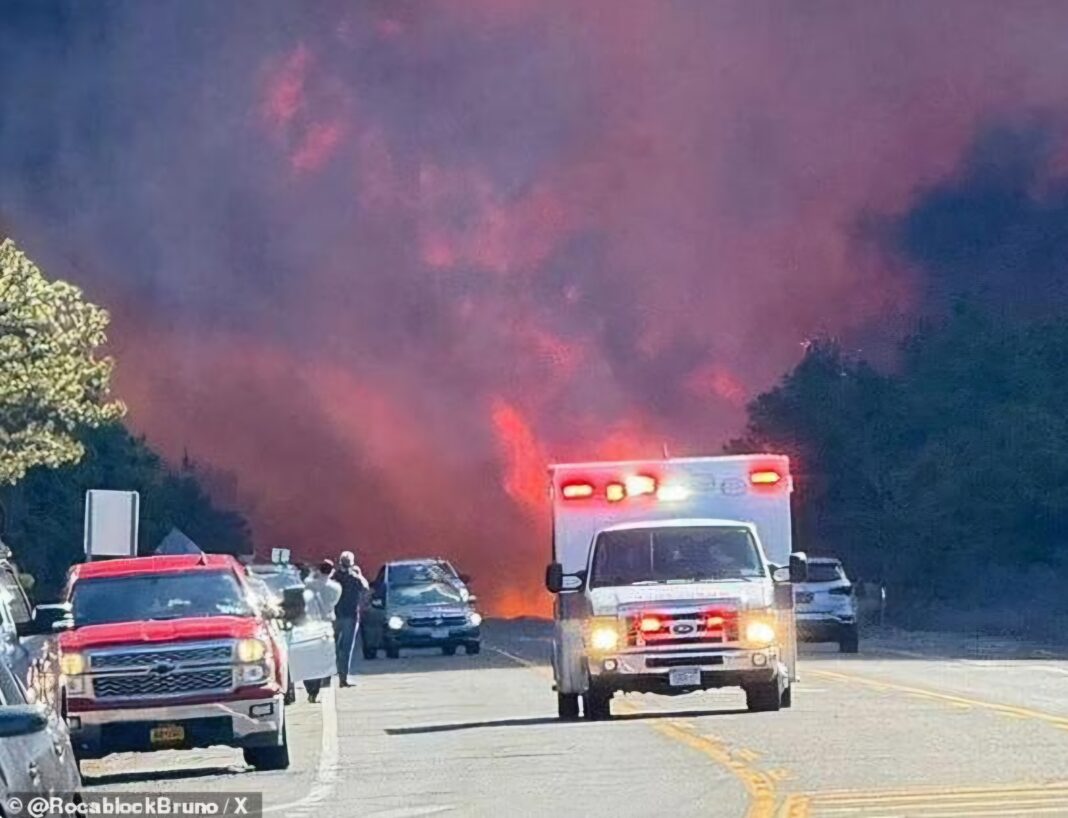 Un bombero herido y estado de emergencia en Nueva York por incendios forestales