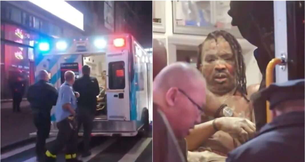 Policía busca a sospechoso que prendió fuego a hombre en Times Square