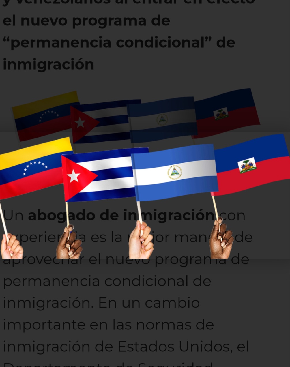 Trump pone fin el parole humanitario para Cuba, Venezuela, Haití y Nicaragua