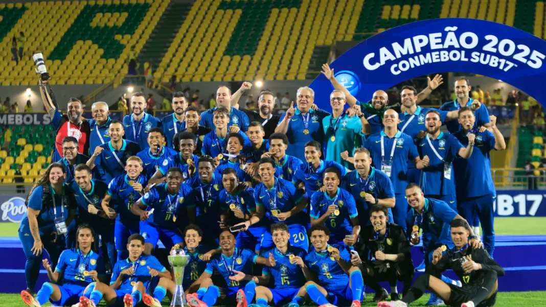 Brasil se corona campeón del Sudamericano Sub-17 al vencer a Colombia