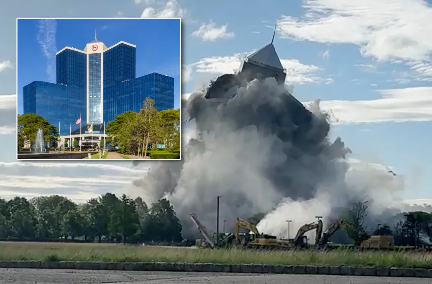 Antiguo Hotel en la ciudad de Nueva Jersey colapsa tras una explosión