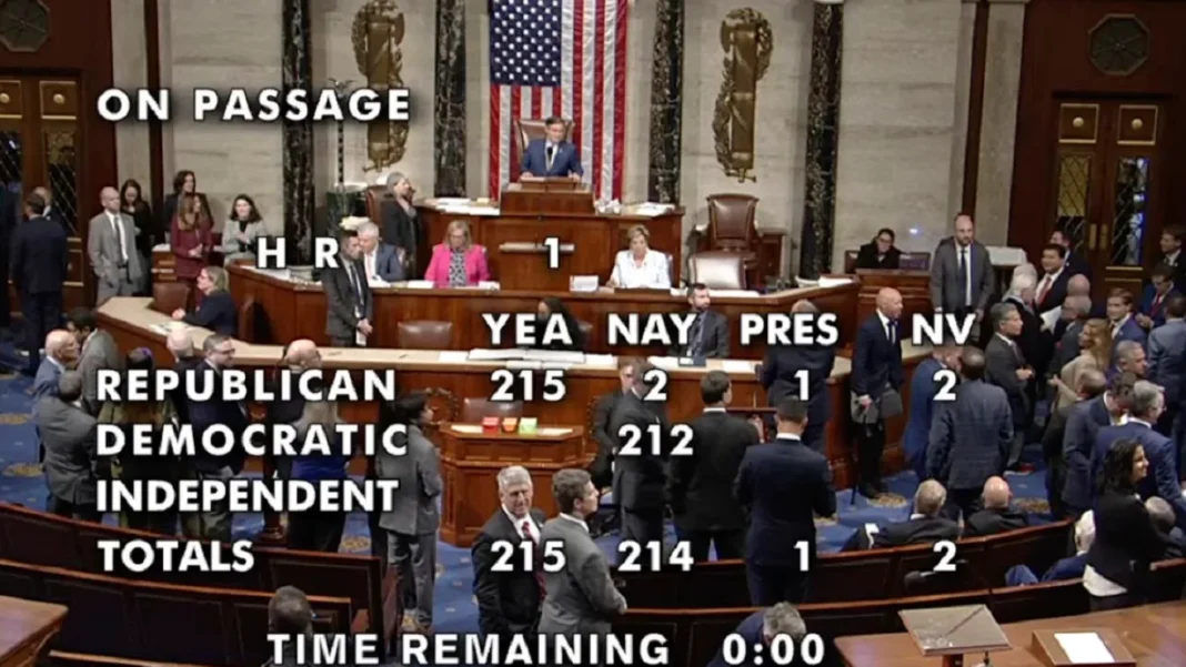 Cámara de Representantes aprueba plan fiscal de Trump: será enviado al Senado