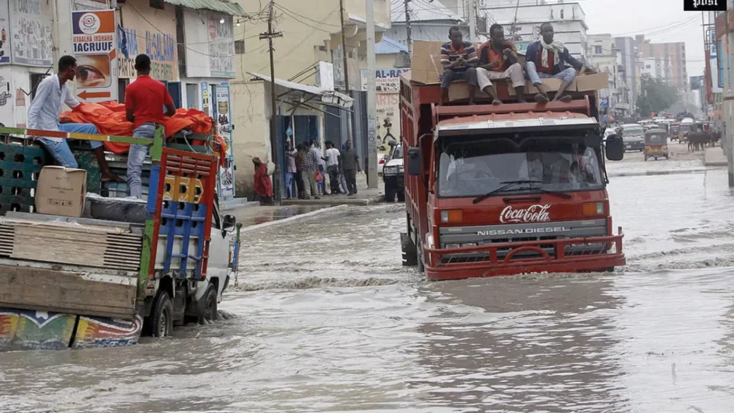 Al menos siete muertos por lluvias torrenciales en la capital de Somalia