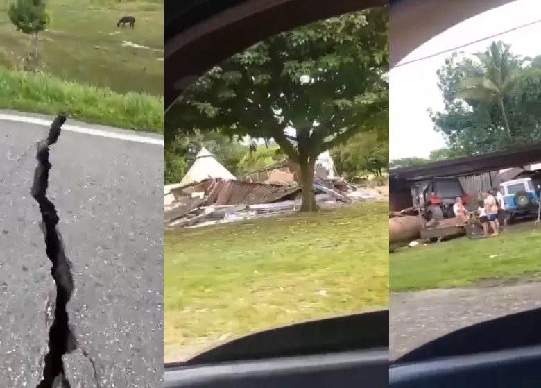 Van más de 10 réplicas del fuerte temblor que sacudió la mañana del domingo a Colombia Van más de 10 réplicas del fuerte temblor que sacudió la mañana del domingo a Colombia