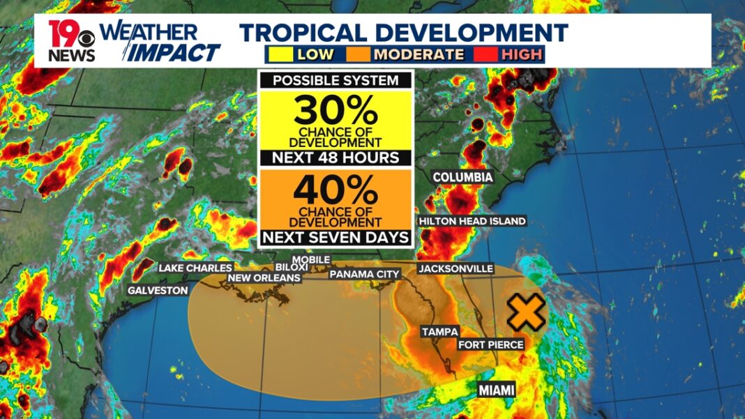 Sistema tropical que podría convertirse en Dexter representa un grave riesgo de inundación para Florida y la costa del golfo Sistema tropical que podría convertirse en Dexter representa un grave riesgo de inundación para Florida y la costa del golfo