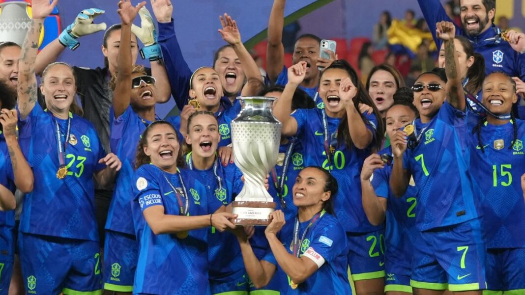 Brasil conquista su novena Copa América Femenina en final de infarto con Colombia Brasil conquista su novena Copa América Femenina en final de infarto con Colombia