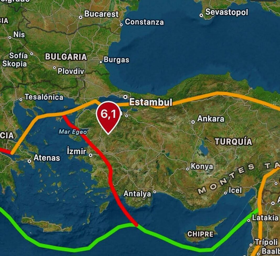 Un sismo de magnitud 6,1 sacude Turquía Un sismo de magnitud 6,1 sacude Turquía