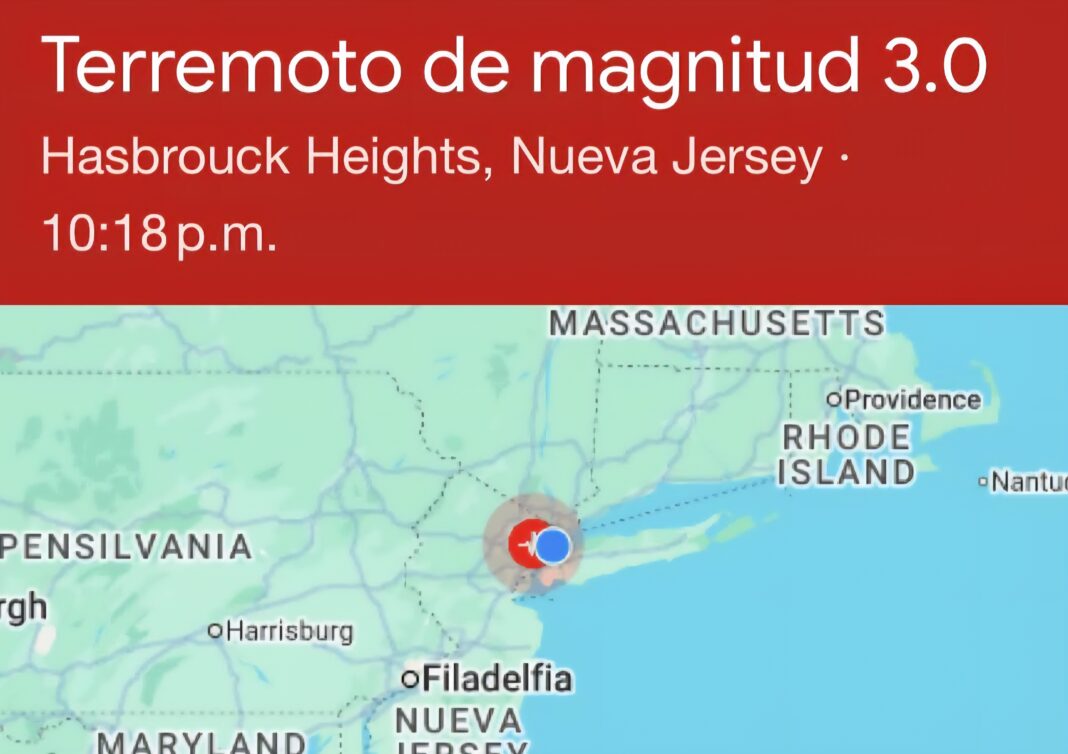 Reportan segundo temblor en menos de una semana en Nueva York y New Jersey Reportan segundo temblor en menos de una semana en Nueva York y New Jersey