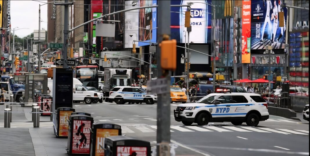 NYPD cerró una zona de Times Square tras investigación de paquete sospechoso