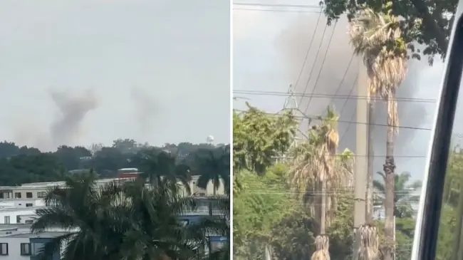 Dos fuertes explosiones en inmediaciones de la base aérea de la ciudad colombiana de Cali, al menos hay cinco muertos y decenas de heridos