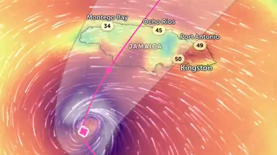 Dominicanos en Jamaica se preparan ante la llegada del poderoso huracán Melissa