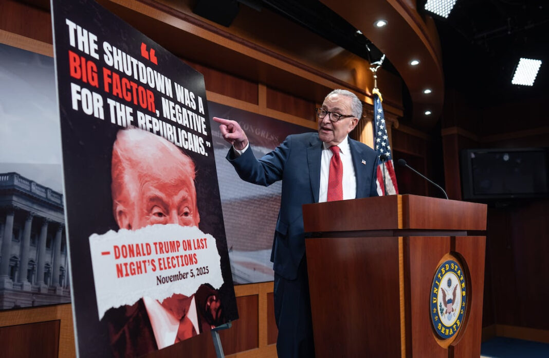 Los republicanos del Senado rompen la resistencia demócrata para poner fin al cierre del Gobierno de Estados Unidos