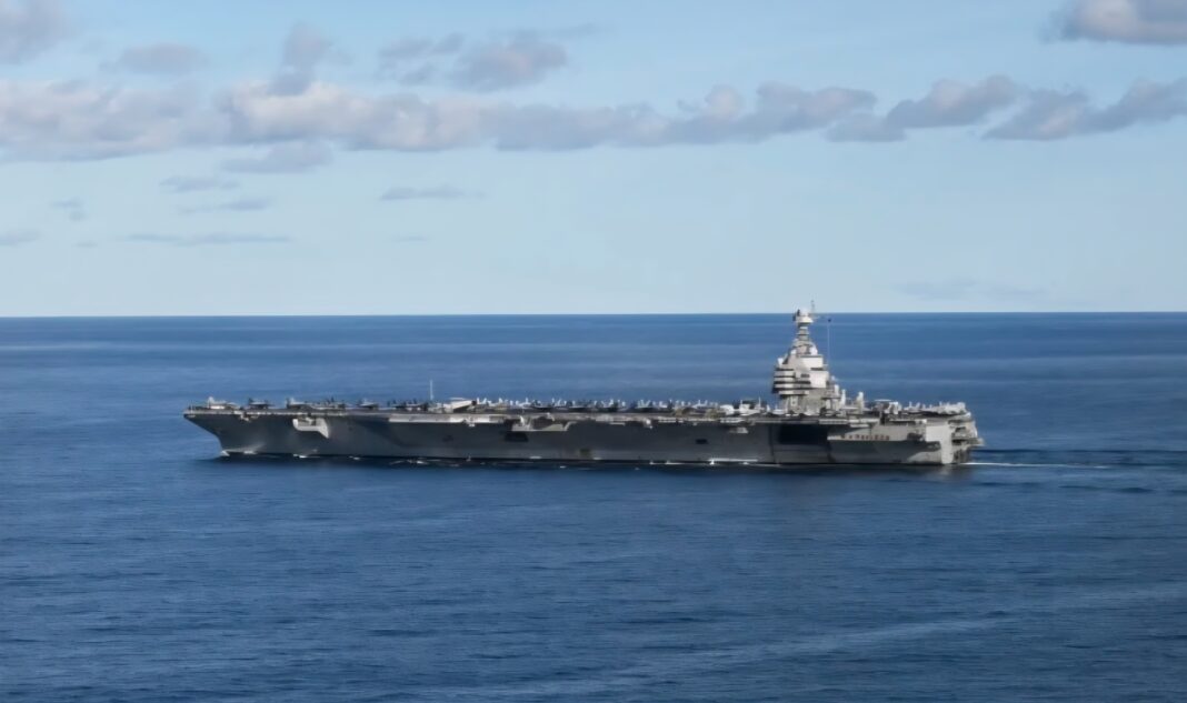 El mayor portaaviones de EE.UU., el Gerald R. Ford, se une al despliegue en el Caribe en medio de las tensiones con Venezuela