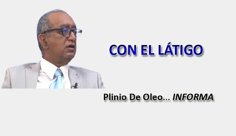 Plinio De Oleo, con su Látigo, resalta y apoya la labor del Dr. Cruz Jiminián