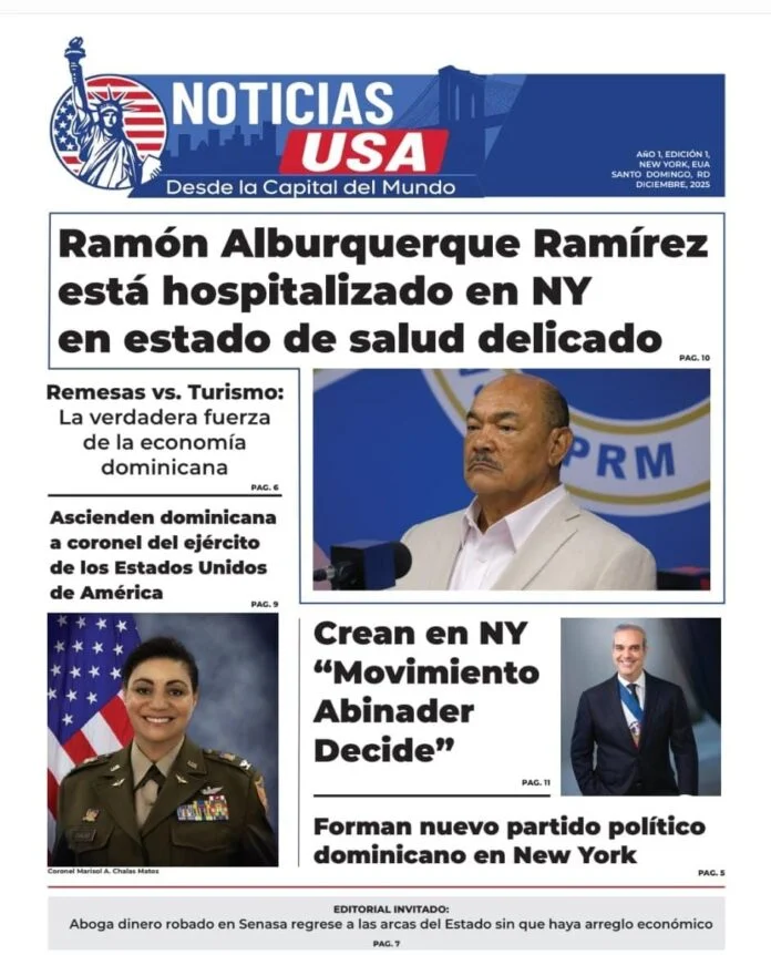 Empezó a circular el periódico impreso «NoticiasUsa.net» de NY