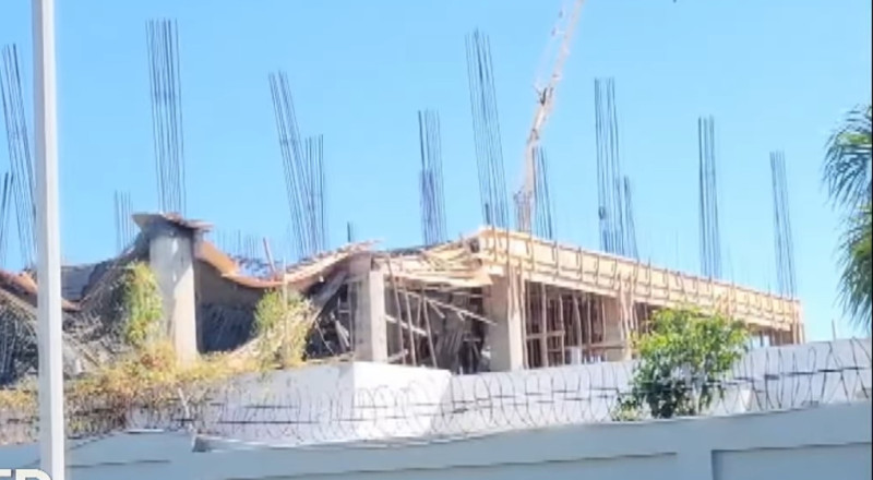 Colapso en Hospital Simón Striddels causa asombro y temor en Azua