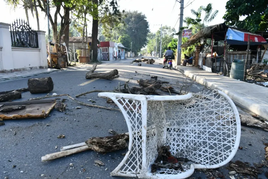 Actividades en San Francisco de Macorís y otras zonas de la región del Cibao se encuentran hoy paralizadas, hay una gran presencia policial y militar