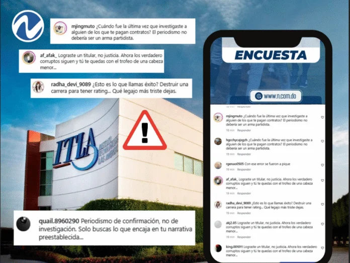 Ataque con bots contra cuenta de IG de N Digital y Nuria Piera, tras denuncias contra exrector del ITLA