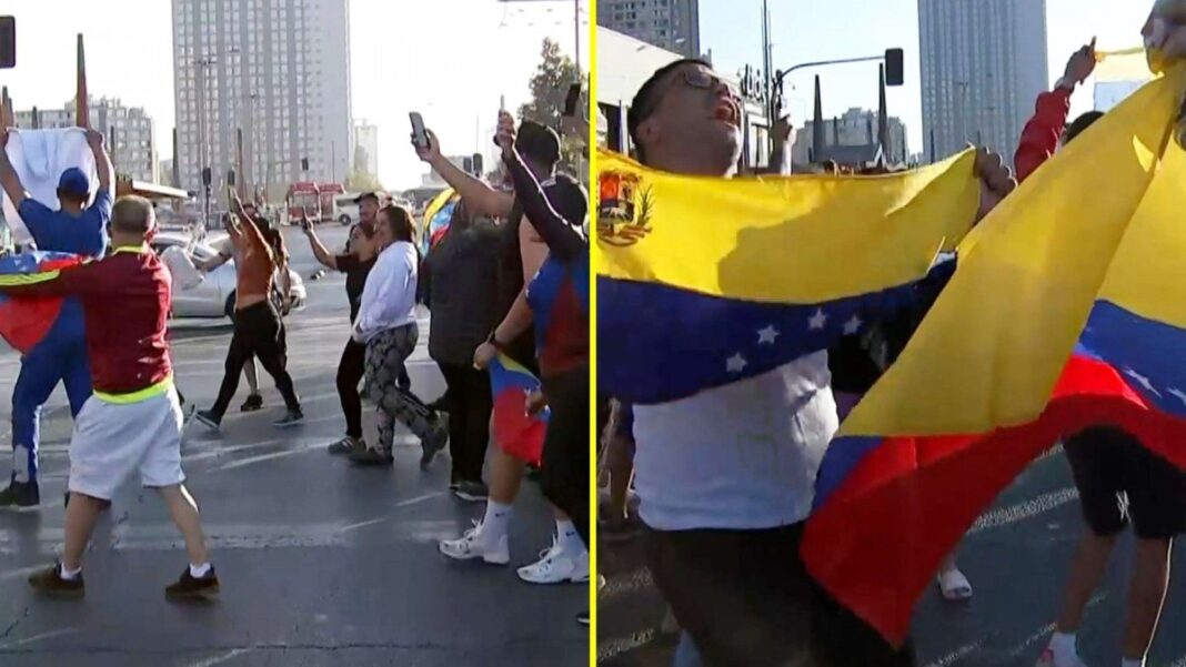 «Venezuela libre»: venezolanos en EEUU celebran la captura de Nicolás Maduro y su esposa