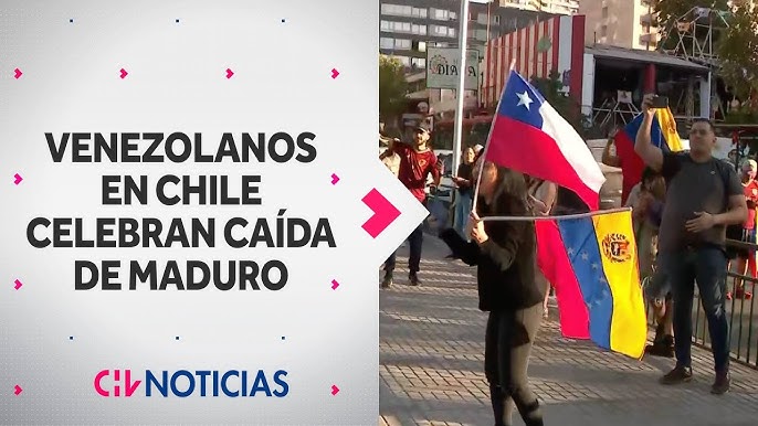Venezolanos en Chile celebran ataque y captura de Maduro por parte de Estados Unidos