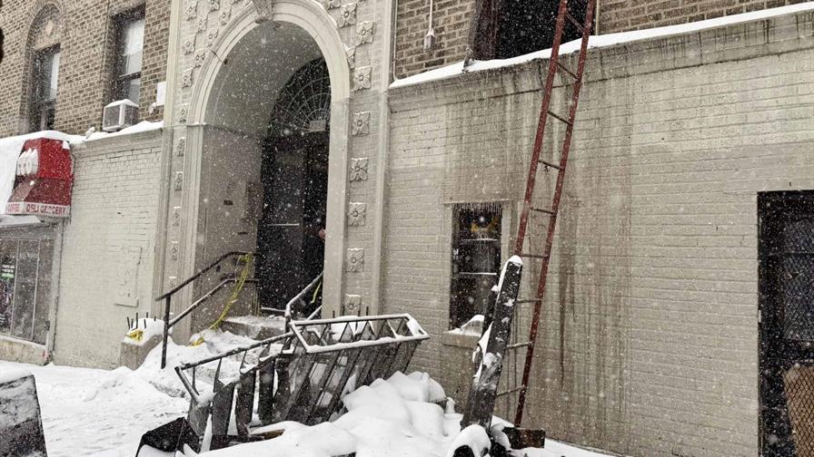 Dominicana muere en incendio en el Bronx durante fuerte tormenta de nieve