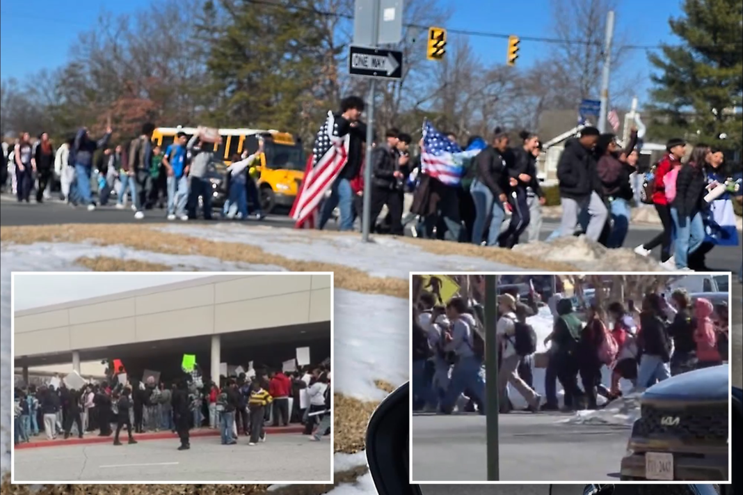 300 estudiantes de secundaria de Virginia que faltaron a clases por una huelga anti-ICE fueron suspendidos