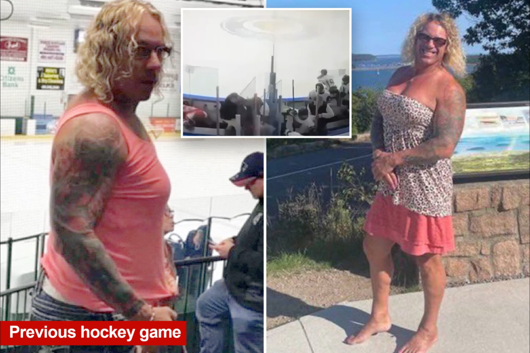 Un padre transgénero, dispara a su esposa y a sus tres hijos en una horrorosa ‘disputa familiar’ en un abarrotado estadio de hockey de Rhode Island, mientras se ve a jugadores y fanáticos luchando por ponerse a salvo