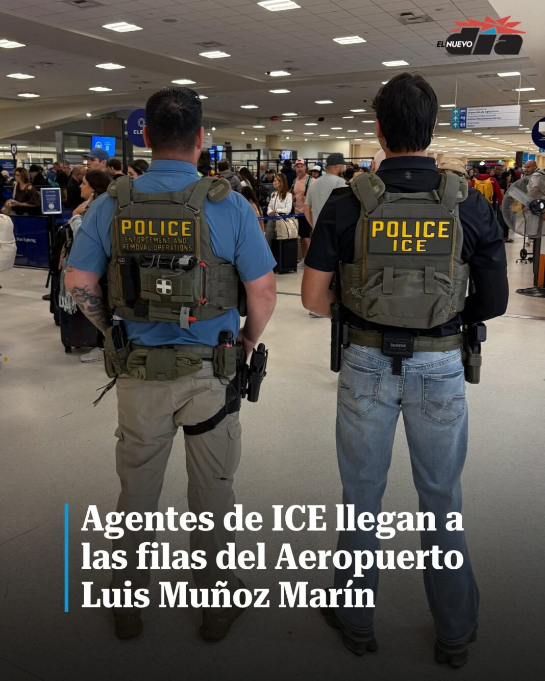 Agentes del ICE llegan al aeropuerto de San Diego, y a otros de EE.UU. mientras viajeros experimentan retrasos en controles de seguridad