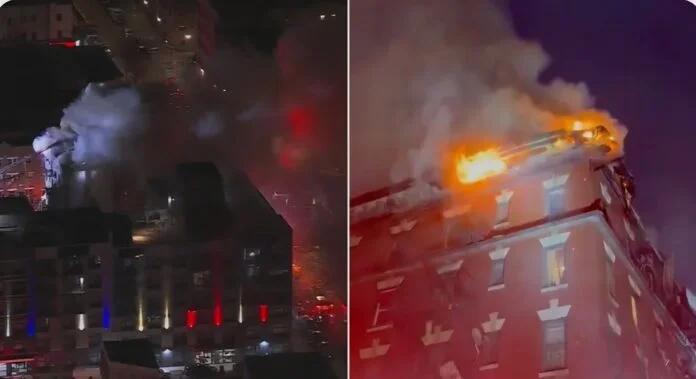 Masivo incendio deja un muerto y destruye edificio en El Bronx