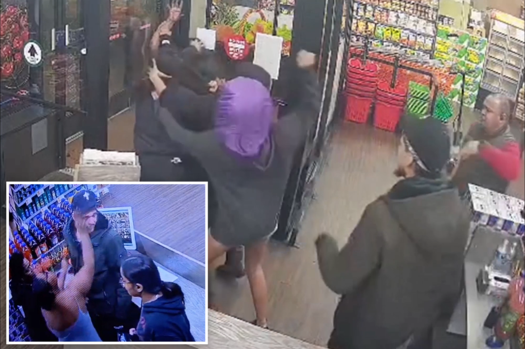 Adolescentes de Nueva York arrancan el pelo a una cajera y abofetean a un guardia de seguridad en una pelea en un supermercado