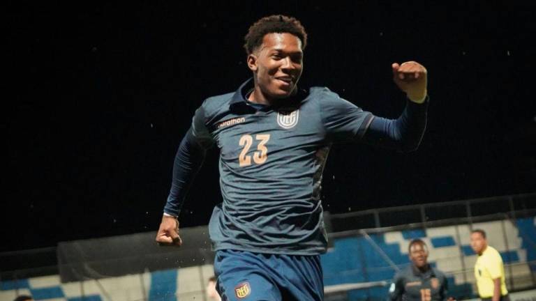 Ecuador Sub 17 vence a Chile y clasifica al Mundial de Catar 2026 Johan Martínez celebrando el gol marcado a Chile por la última jornada de fase de grupos del Sudamericano Sub 17. (Foto: La Tri)