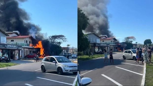Un avión monomotor se estrella contra un restaurante en Brasil y deja cuatro muertos Un avión monomotor se estrella contra un restaurante en Brasil y deja cuatro muertos