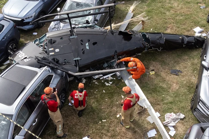 Un helicóptero con el cantante Oliver Tree en la lista de pasajeros colisiona con otro en Brasil, causando la muerte de 6 persona Un helicóptero con el cantante Oliver Tree en la lista de pasajeros colisiona con otro en Brasil, causando la muerte de 6 persona