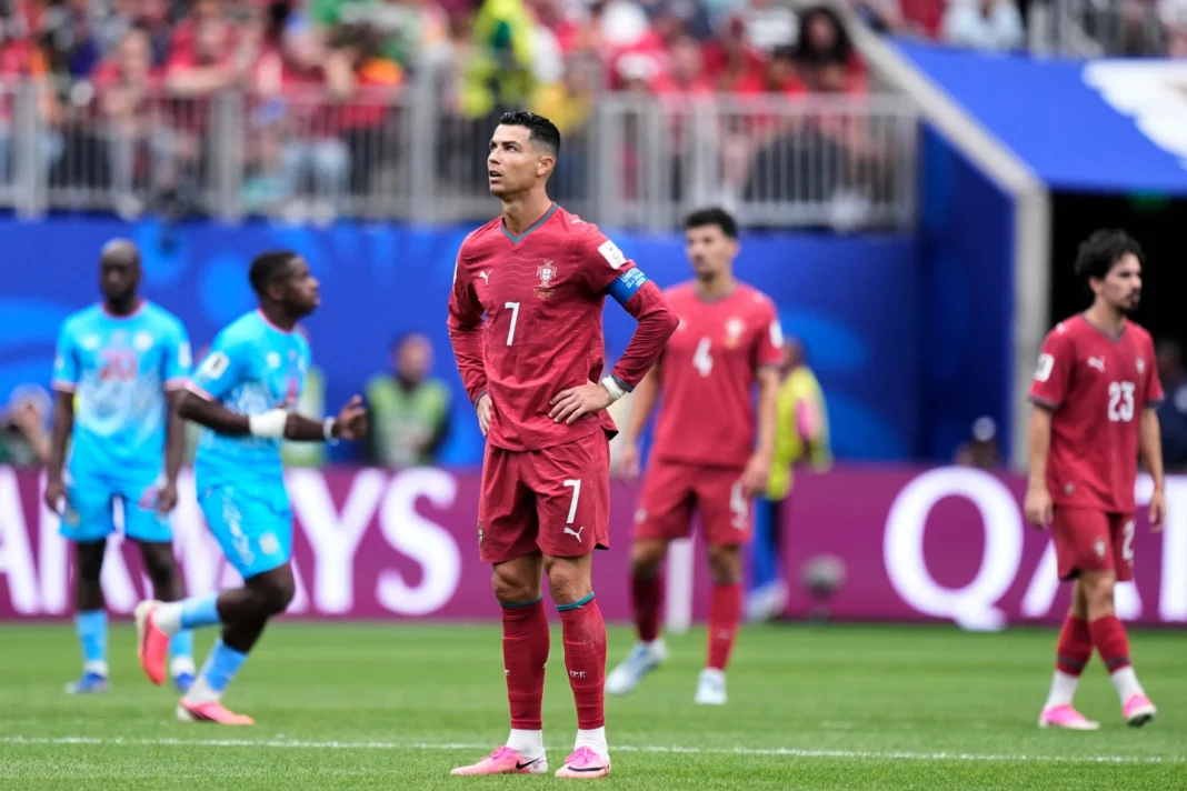 Cristiano Ronaldo y Portugal se duermen y Congo saca empate 1-1 en el Mundial Cristiano Ronaldo y Portugal se duermen y Congo saca empate 1-1 en el Mundial