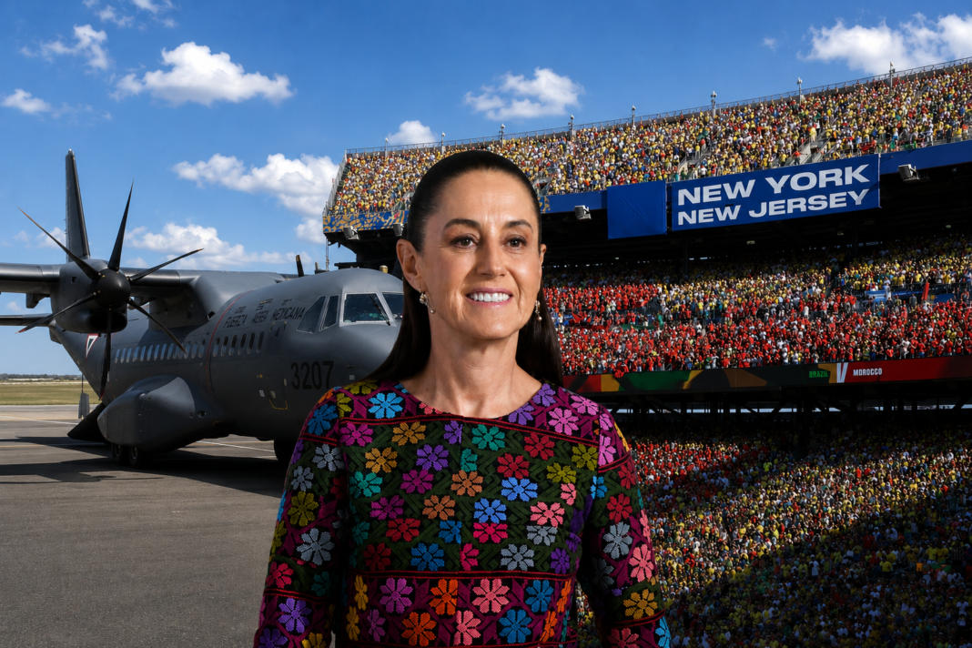 Sheinbaum llega a Nueva York para ver la final del Mundial 2026 entre España y Argentina Sheinbaum llega a Nueva York para ver la final del Mundial 2026 entre España y Argentina