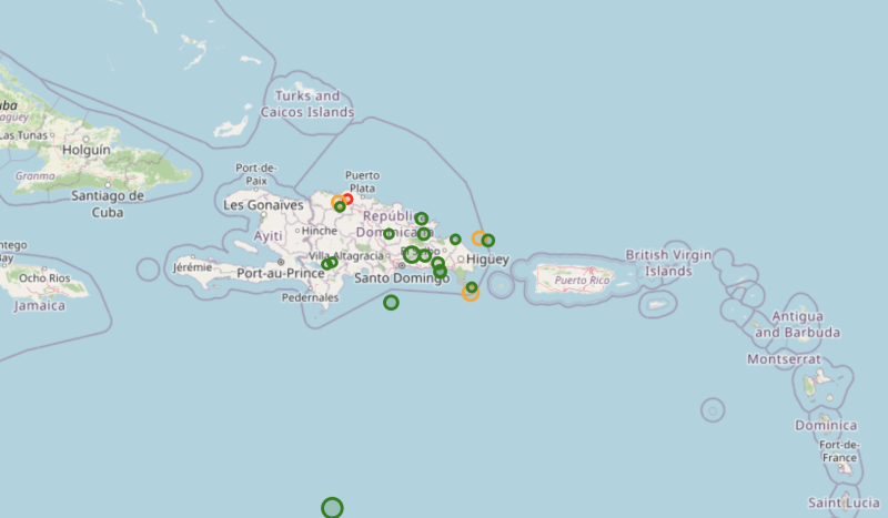 Tiembla el Caribe: Enjambre de sismos en la costa sur dominicana Tiembla el Caribe: Enjambre de sismos en la costa sur dominicana