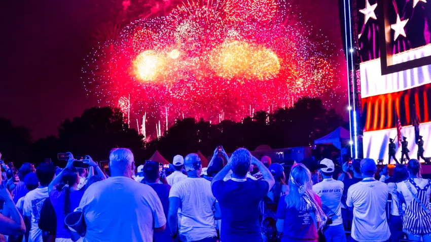 Washington se ilumina con histórico show de fuegos artificiales por los 250 años de Estados Unidos Washington se ilumina con histórico show de fuegos artificiales por los 250 años de Estados Unidos