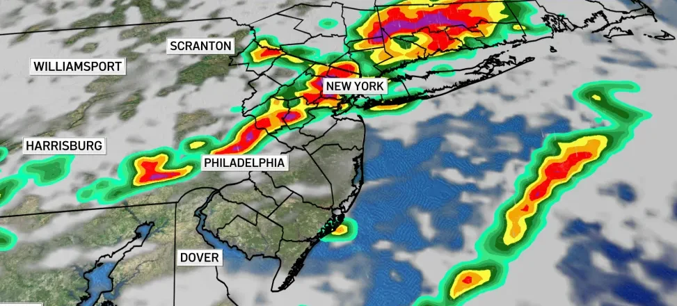 Alta amenaza de tornados en el área de NYC el sábado ante fuertes tormentas Alta amenaza de tornados en el área de NYC el sábado ante fuertes tormentas
