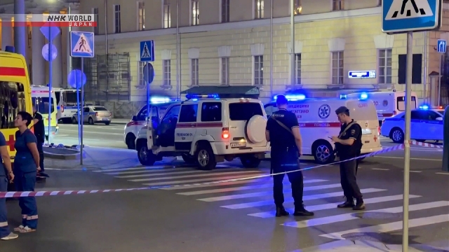 Según comité antiterrorista ruso, la explosión del sábado en Moscú la causó una mujer que intentaba entrar a un restaurante Según comité antiterrorista ruso, la explosión del sábado en Moscú la causó una mujer que intentaba entrar a un restaurante