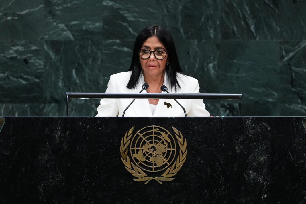 Delcy Rodríguez dice en la ONU que habrá elecciones en Venezuela y agradece a Trump por el diálogo Delcy Rodríguez dice en la ONU que habrá elecciones en Venezuela y agradece a Trump por el diálogo