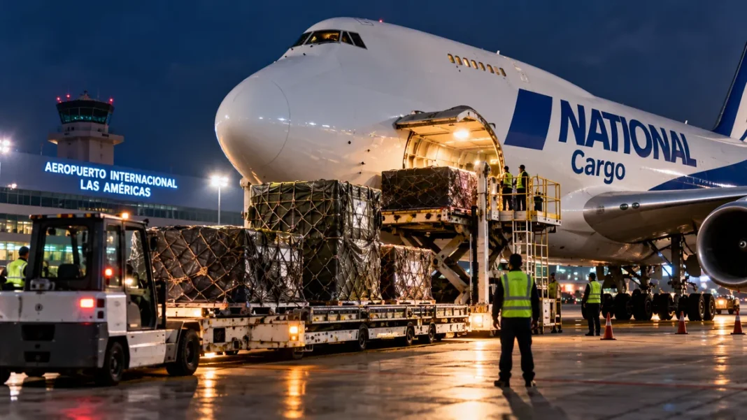 ¿Qué trajo? Avión de carga procedente de El Salvador aterrizó en el Aeropuerto de las Américas, capital dominicana ¿Qué trajo? Avión de carga procedente de El Salvador aterrizó en el Aeropuerto de las Américas, capital dominicana