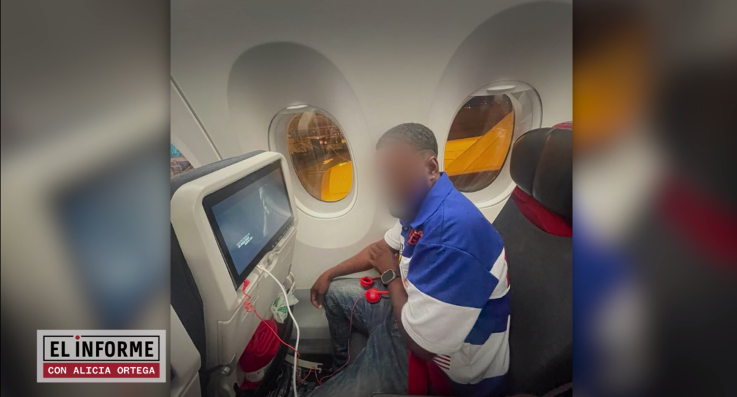Uno de los dominicanos que viajó al extranjero con la expectativa de trabajar, durante el trayecto que finalmente lo llevó hasta Rusia.